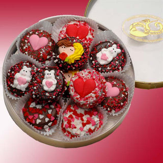 Valentines Double Dipped Oreo Cookies Tin, Gift Baskets Drop Shipping - A Blissfully Beautiful Boutique