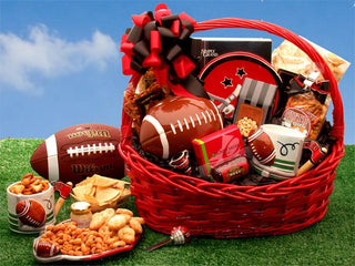 Football Fanatic Sports Gift Basket, Gift Baskets Drop Shipping - A Blissfully Beautiful Boutique