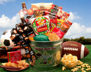 Tailgate Party Time Gift Pail, Gift Baskets Drop Shipping - A Blissfully Beautiful Boutique