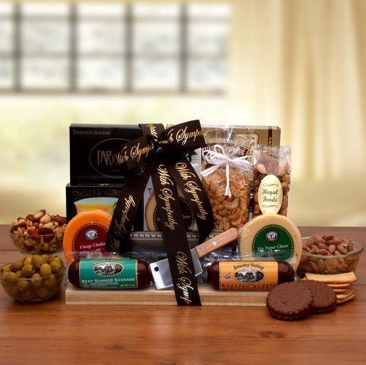 With Our Deepest Sympathy Gourmet Gift Board, Gift Baskets Drop Shipping - A Blissfully Beautiful Boutique