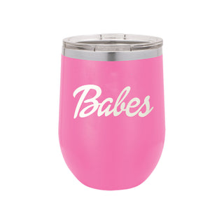 Babes Pink 12oz Insulated Tumbler