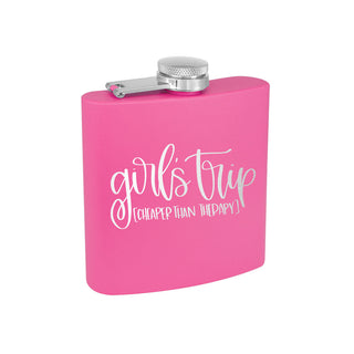 Girls Trip Pink 6oz Insulated Flask
