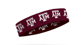 Texas A&M University: Logo Maroon Headband