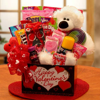 You're Beary Huggable Kids Valentine Gift Box, Gift Baskets Drop Shipping - A Blissfully Beautiful Boutique