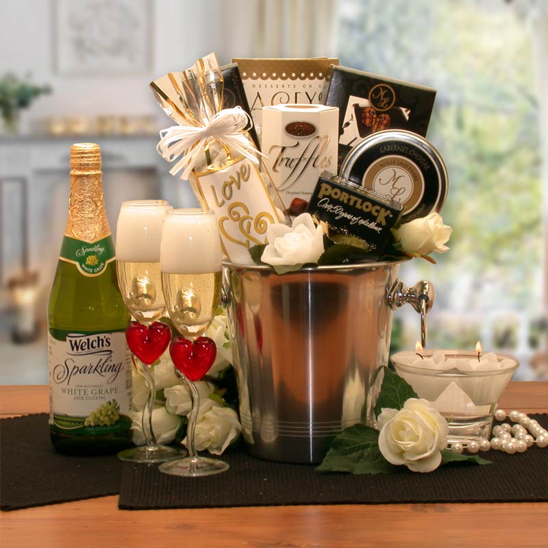 Romantic Evening For Two Gift Basket, Gift Baskets Drop Shipping - A Blissfully Beautiful Boutique