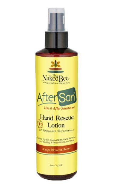 The Naked Bee - 8 oz. Orange Blossom Honey AfterSan Hand Rescue