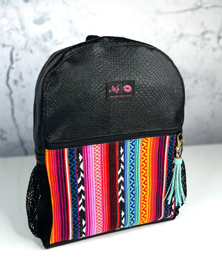 Makeup Junkie Backpack - Black Cobra medium everyday carry backpack (Pre-Order)