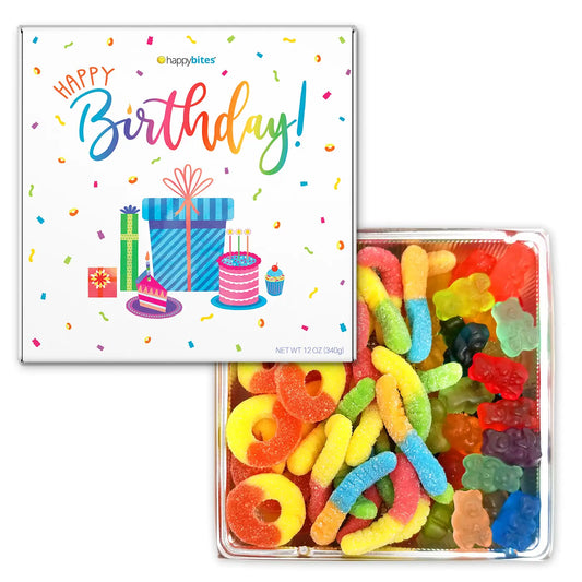Happy Birthday Gummi Gift Box (12 oz)