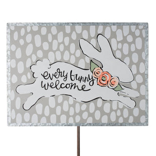 EVERY BUNNY WELCOME GARDEN STAKE