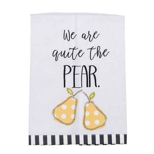WE ARE QUITE THE PEAR TEA TOWEL