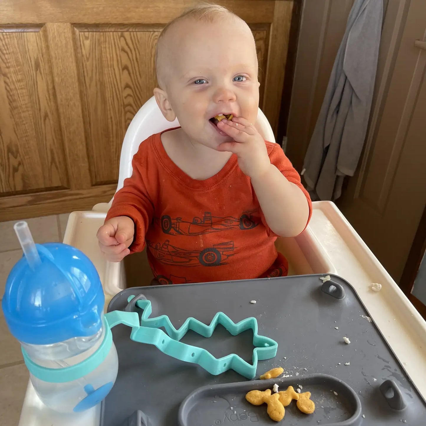 A Busy Baby Teether & Training Spoon - Tan