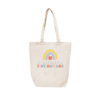 Great Day To Teach Tiny Humans Canvas Tote