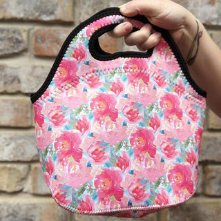 SUMMER BLOOMS LUNCH BAG TOTE