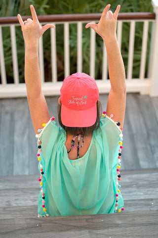 Tropical State of Mind Coral Cap