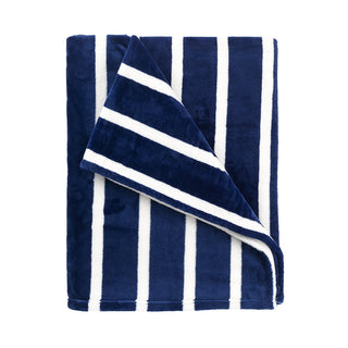 Navy Stripe Blanket