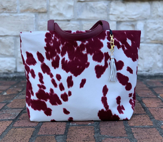 Makeup Junkie - Maroon Out Tote