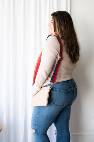 Bright Stripe Crossbody Strap