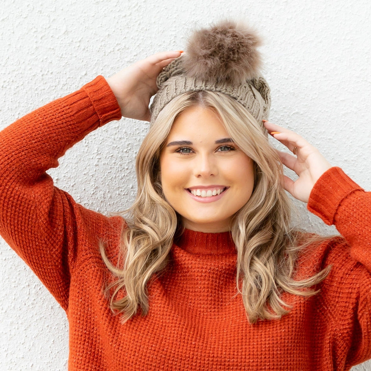 Taupe Tori Beanie