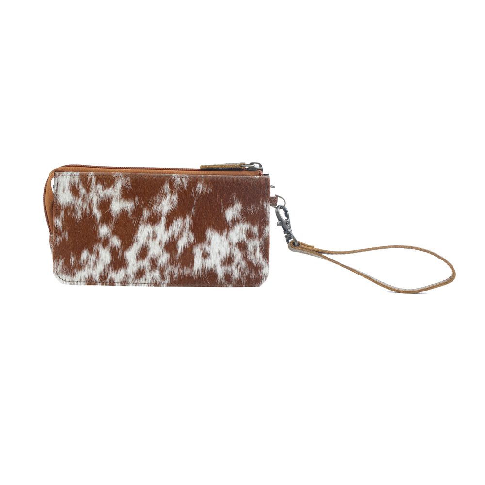 Myra -  DEBATABLE LEATHER AND HAIRON WALLET - A Blissfully Beautiful Boutique
