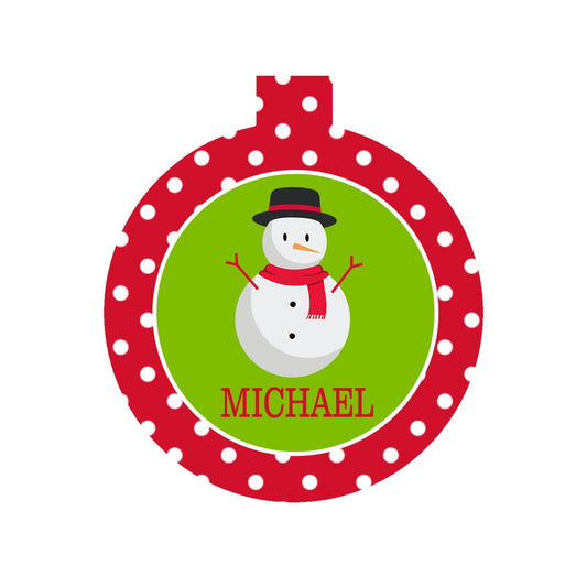 Kids' Snowman Ornament