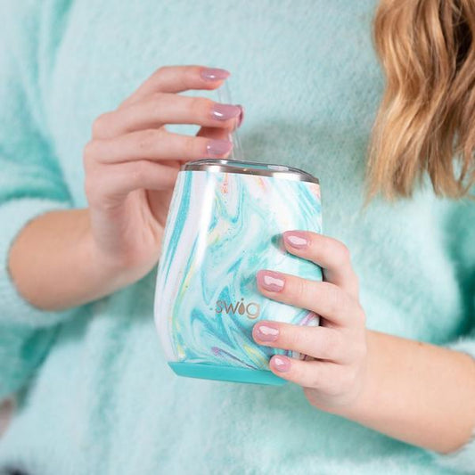 Swig - Wanderlust Stemless Wine Cup (14oz) - A Blissfully Beautiful Boutique