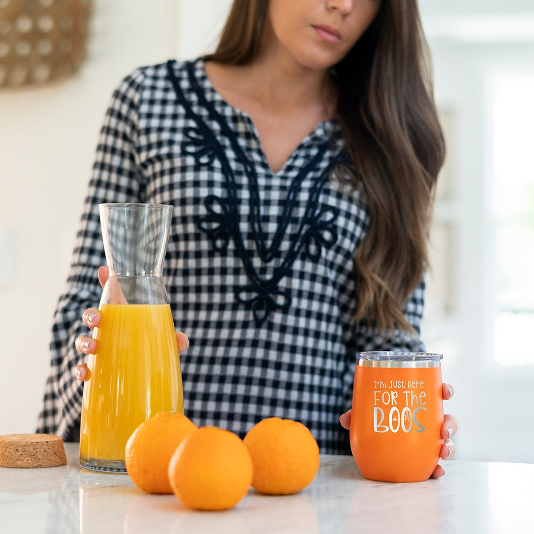 Here for the Boos Orange 12oz Insulated Tumbler