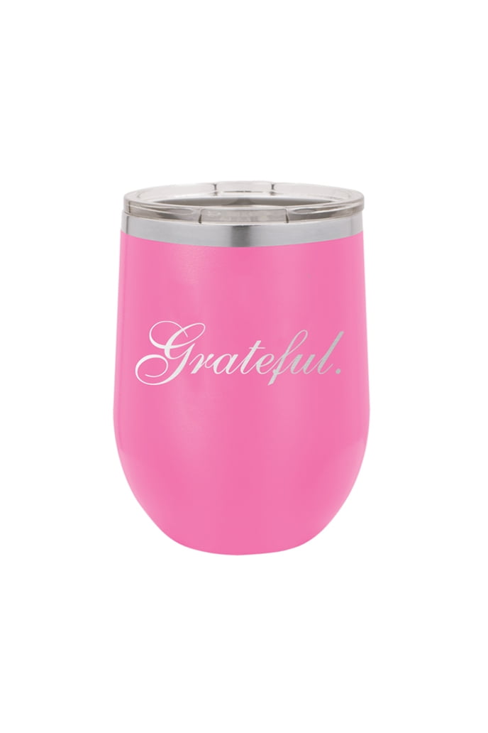 Pink Grateful 12oz Insulated Tumbler