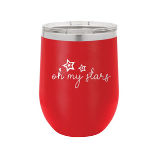Oh My Stars Red 12oz Insulated Tumbler