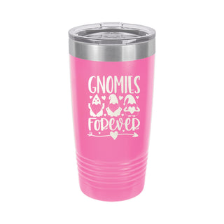 Gnomies Forever Pink 20oz Insulated Tumbler