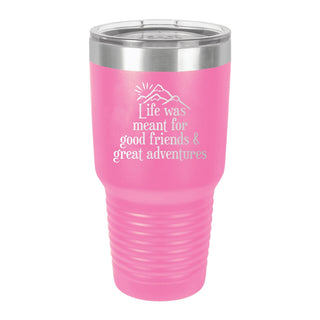 Adventures Pink 30oz Insulated Tumbler