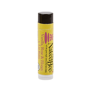 The Naked Bee - .15  Vanilla, Rose & Honey USDA Organic Lip Balm