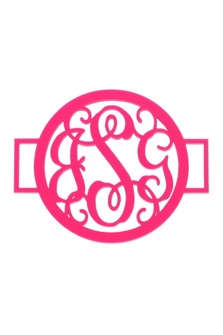 Vine Font Monogram Disc