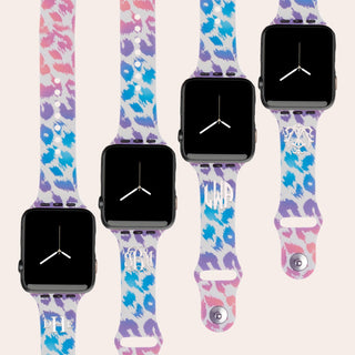 Rainbow Leopard Watch Band